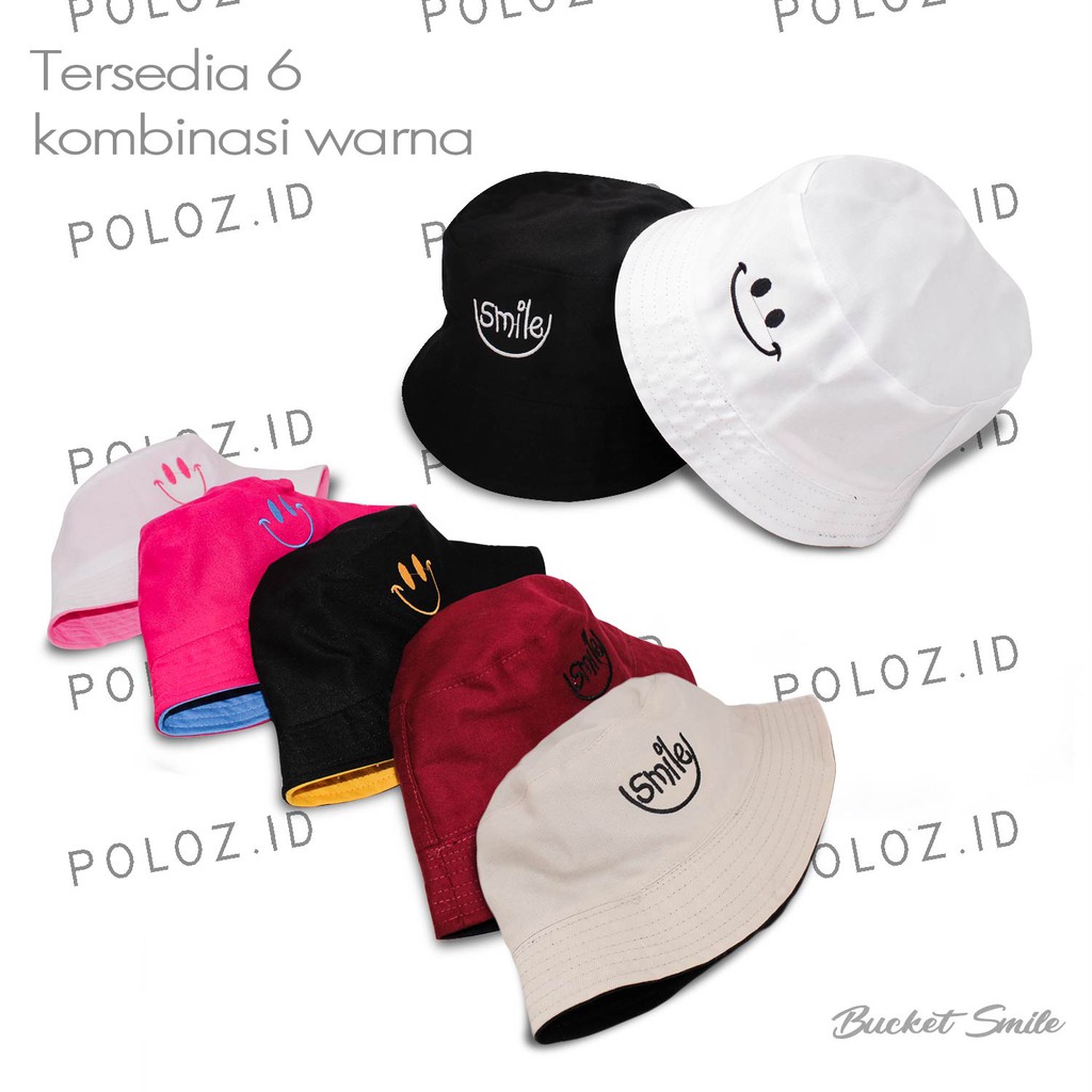 11.11 TERMURAH TOPI BUCKET TOPI BUCKET WANITA TOPI BUCKET PRIA TOPI BUCKET BORDIR SMILE TOPI BUCKET ANAK