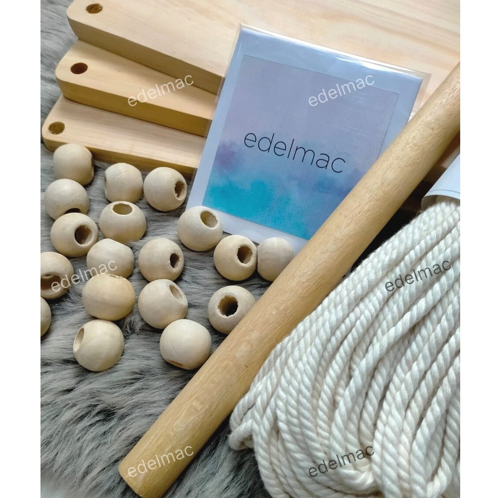 DIY Paket edelmac Macrame Shelf Wall Hanging Kit