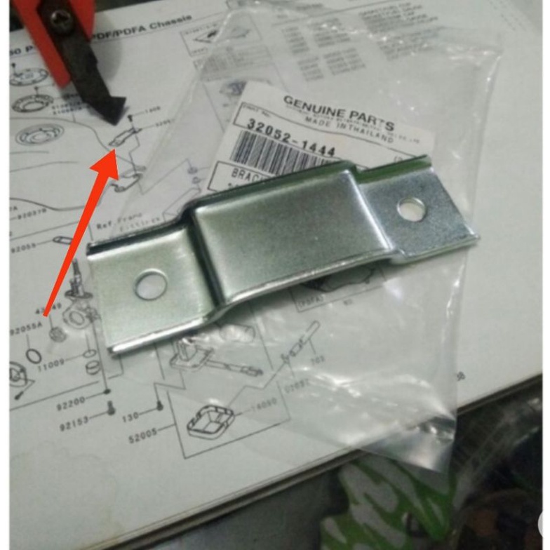 breket jok Ninja rr 150 original