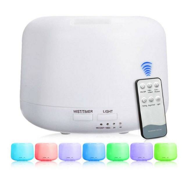 Air Humidifier Aromatherapy 7 LED Remote Control