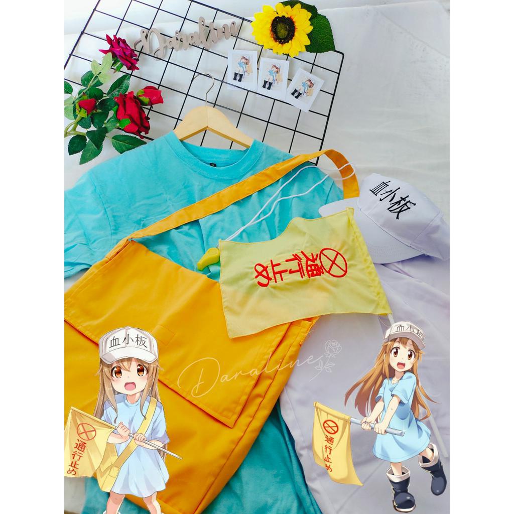 Kostum Cosplay Hataraku Saibou Platelet Trombosit Chan by KimoChuu