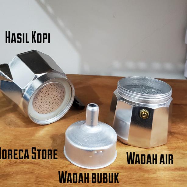 ➯ moka pot 3 cup. mokapot. espresso maker ➼