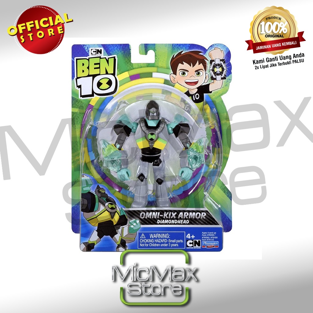 Ben 10 Ben10 Omni Kix Armor Diamondhead Basic Figure PM76100