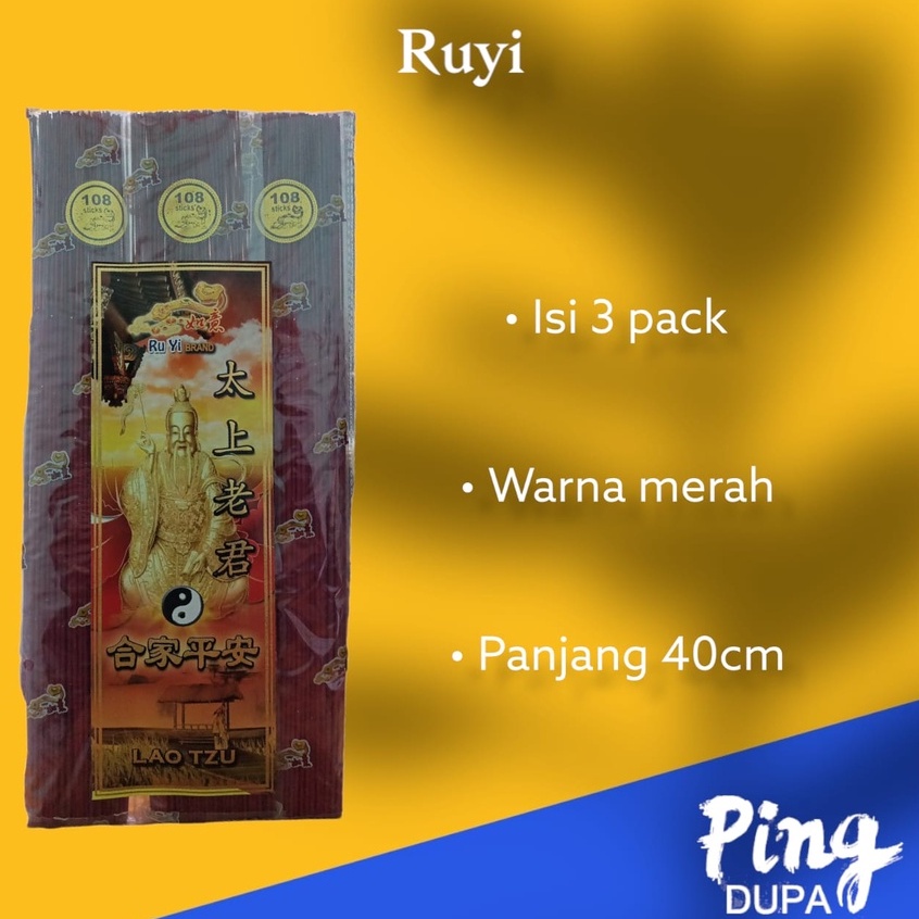 Per Slop Dupa Hio Lao Tzu Aroma Tibetan Isi 108 Batang Kualitas Premium