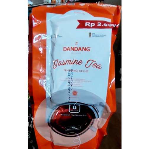 ( Renteng ) Teh Dandang Jasmine Tea  18gr x 10 pcs