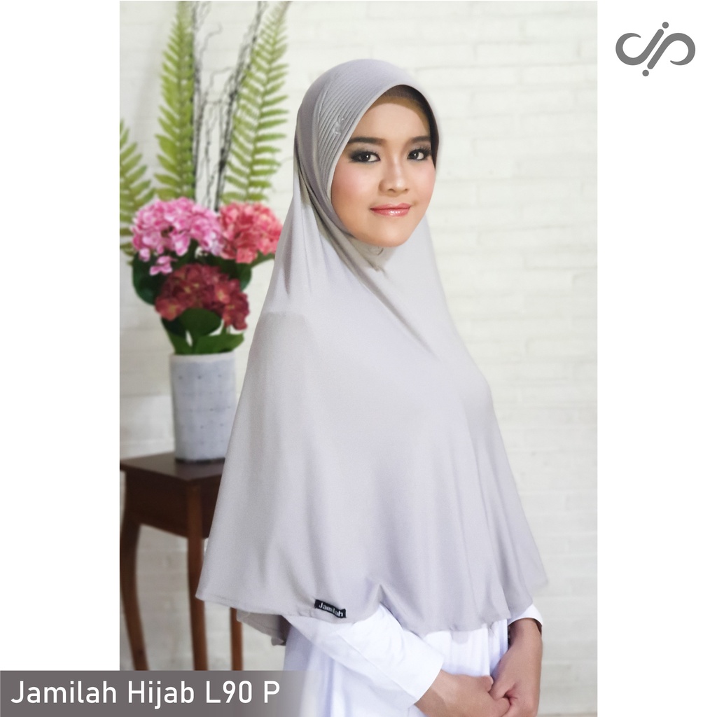 Jamilah Hijab L90 Polos – Hijab Instan Simpel bergo jamilah Original