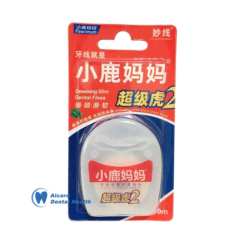 Fawnmum Dental Floss TERBARU Flosser 50m TERMURAH