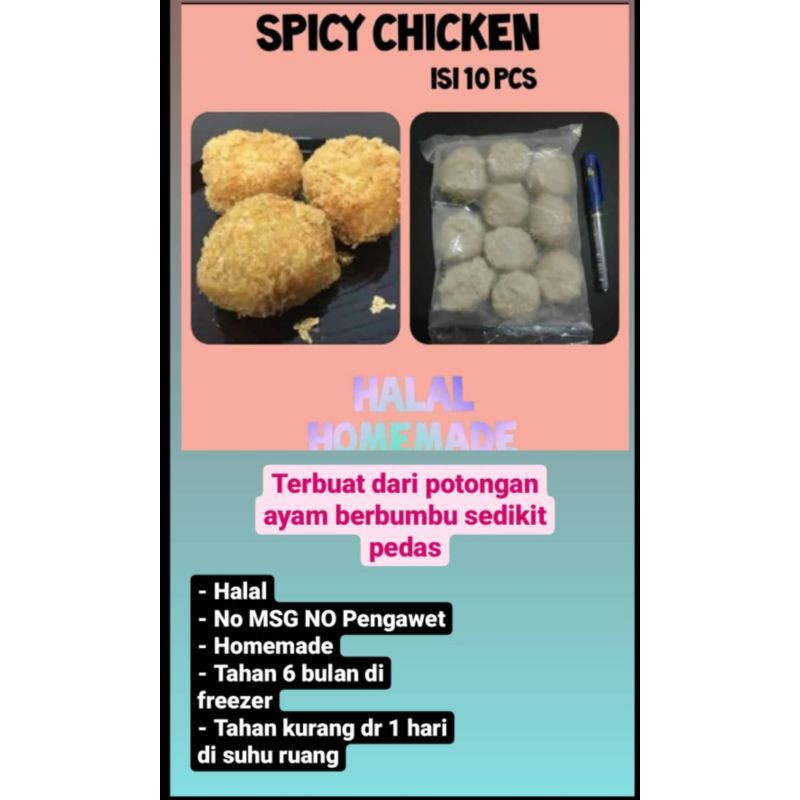 

spicy chicken isi 10