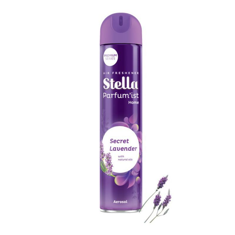 Stella Aerosol Pengharum Ruang Lavender 350+50ml