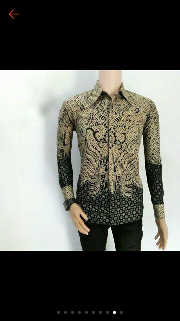 Goedankstorehrb026 Kenongo Hem Kemeja Batik Pria Lengan Panjang Katun Primis Premium Halus Mlxlxxl