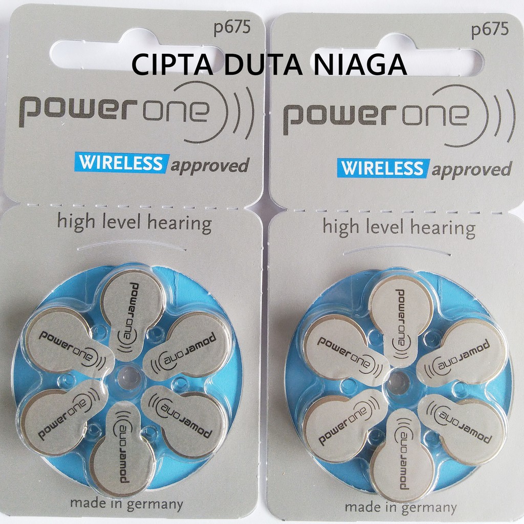 Baterai powerone p 675 Power One P675 high level hearing battery made in germany replacement PR44 AG13 LR44 zinc air batteries size 675 batere alat bantu dengar power one p675 baterai Alat Pendengaran batre powerone baterai 675 batre alat pendengar