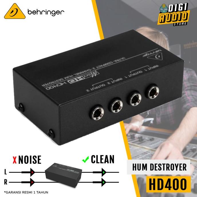Best Seller Alat Pengilang Suara Noise Audio Behringer Hd400 - Hum Destroyer