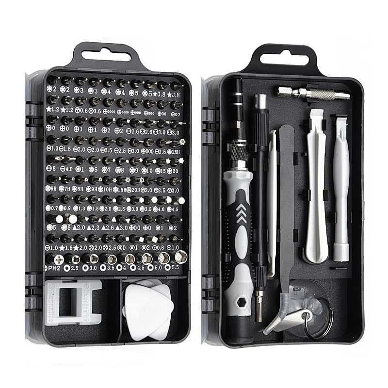 【Upgrade】 Obeng Set 115 in 1 obeng hp Multifungsi Alat Bongkar Mini Precision Untuk Smartphone Laptop Reparasi SERVICE HANDPHONE LAPTOP HP ELEKTRONIK DSB TOOL SET Mini Precision tools service Screwdriver set Peralatan service Alat service Perkak