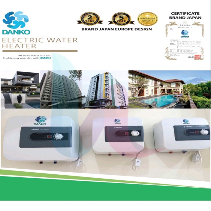 WATER HEATER Danko DA 15 ES Pemanas air listrik 200 watt Garansi Resmi