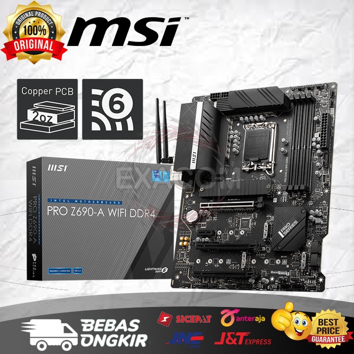 Motherboard MSI Z690-A Wifi - LGA 1700 , DDR4 , Z690