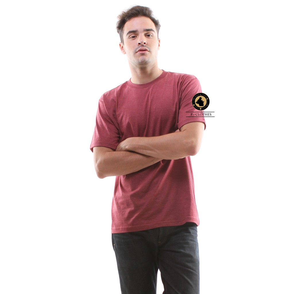  KAOS  POLOS  MAROON TWOTONE MISTY PREMIUM Shopee Indonesia