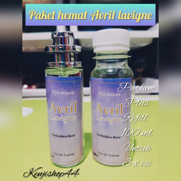 parfum thailand 35 ml Avril lavigne dan isi ulang 100 ml untuk 3x isi