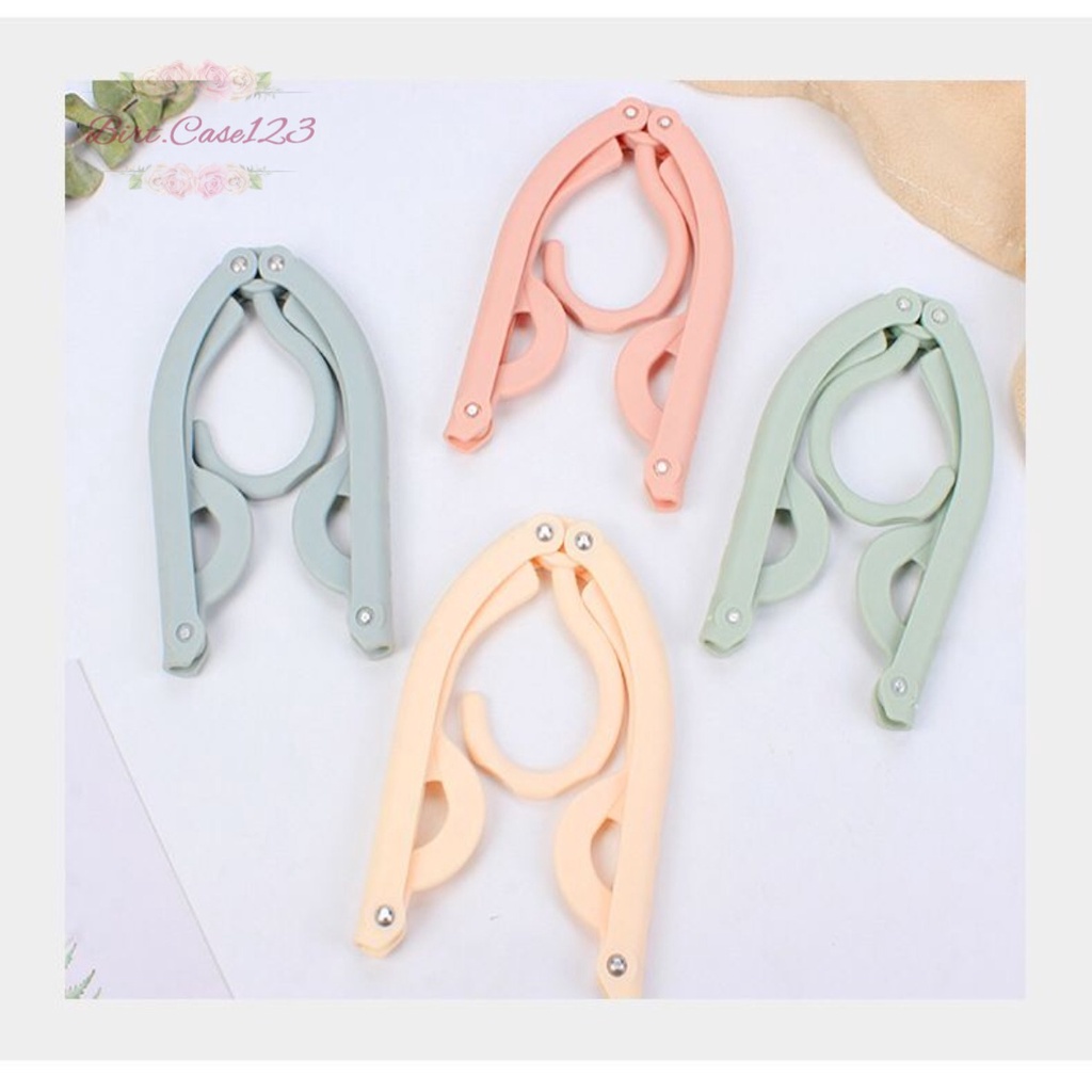 RT72 GANTUNGAN HANGER BAJU LIPAT PORTABLE TRAVEL PLASTIK BC6209