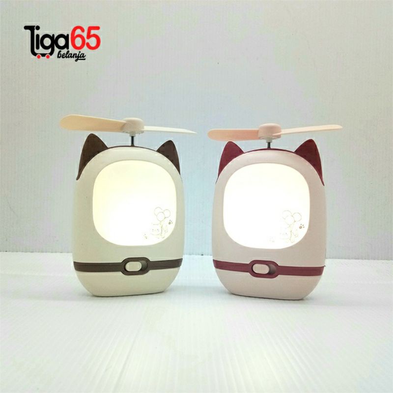 Kipas Angin Portable / Kipas Mini / Mini Fan / Rechargeable / Kipas GL253-2