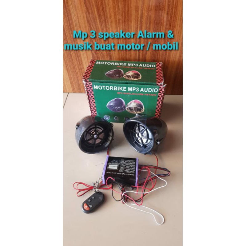 Speaker Alarm MP3 Mobil dan Motor