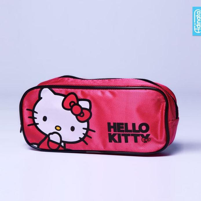 JUAL HELLO KITTY SHOES SOFT PEN CASE ADINATA / TEMPAT PENSIL - ADINATA TERPOPULER