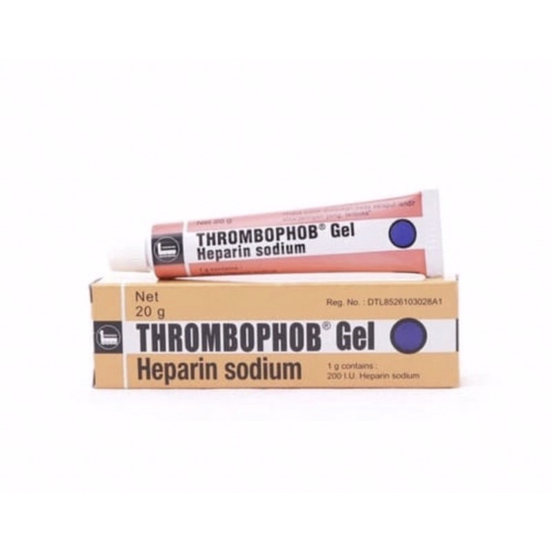 Thrombophop gel 20 gram ( mengobati lebam pada kulit )