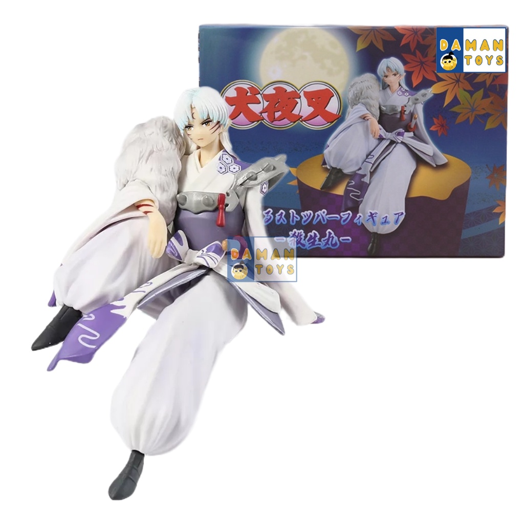 Figure Anime InuYasha Sesshomaru Patung Minifugre Anime Hobi Koleksi