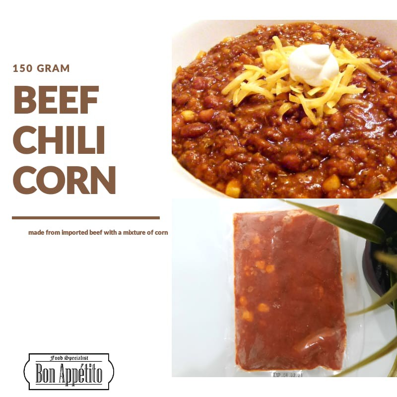 

Beef Chili Corn Carne / Ready to Eat / Ready to cook / Ready to Grill