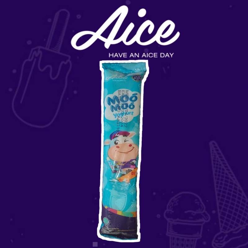 Ice Cream Es Krim AICE Moo Moo Yoghurt Tangerang Murah KHUSUS INSTAN