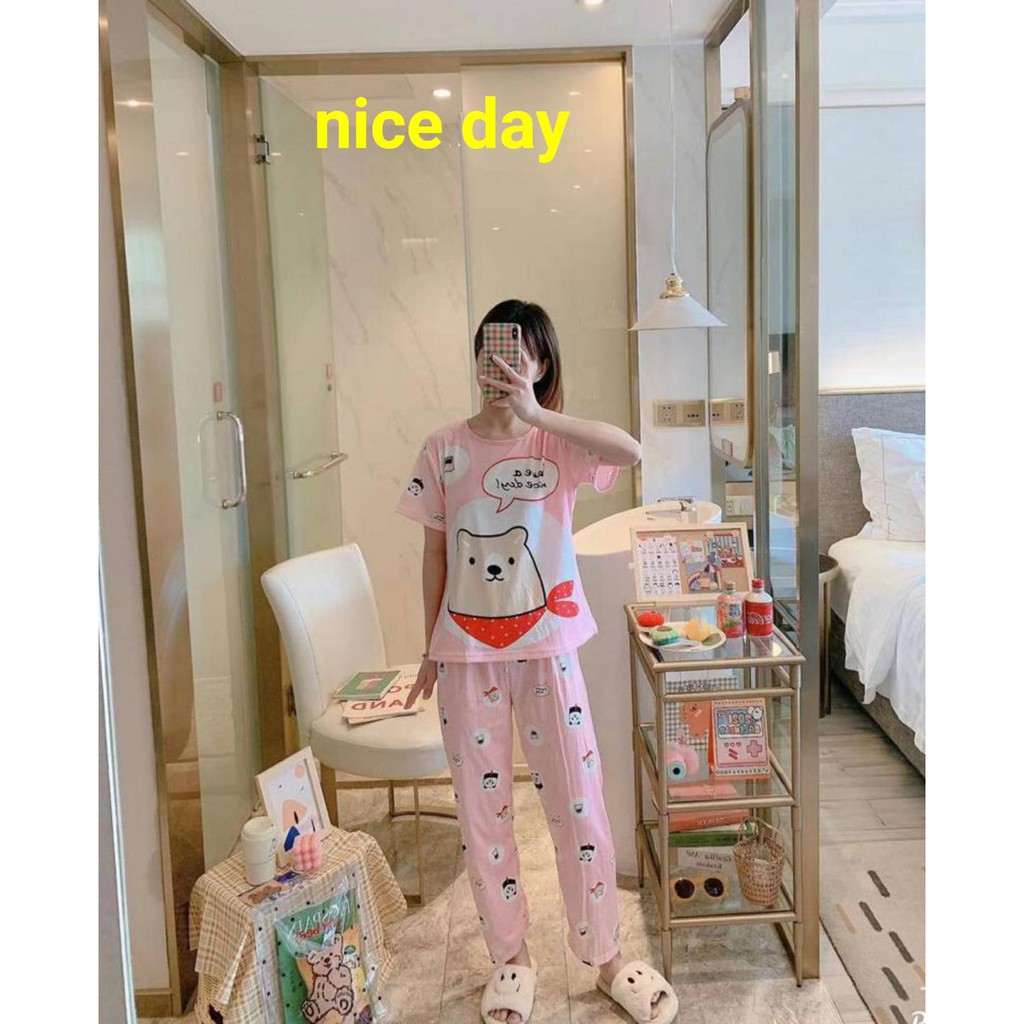 Grosir Baju Tidur Spandex Korea Stelan Dewasa CP Wanita/Baby doll/Piyama/Murah