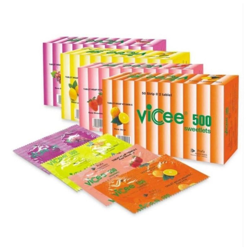 Vicee 500mg - Vitamin C merk Vicee 500mg - Perstrip