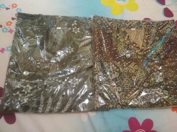 Kemeja Batik Pria Lengan Panjang Motif Terbaru Buar Seragam Kerja Kondangan Harian Sarimbit Dll