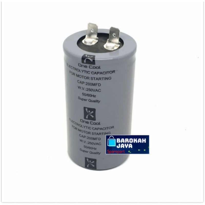Kapasitor Starting 200 uf/Capacitor 200 uf/Capasitor Starting 200MFD