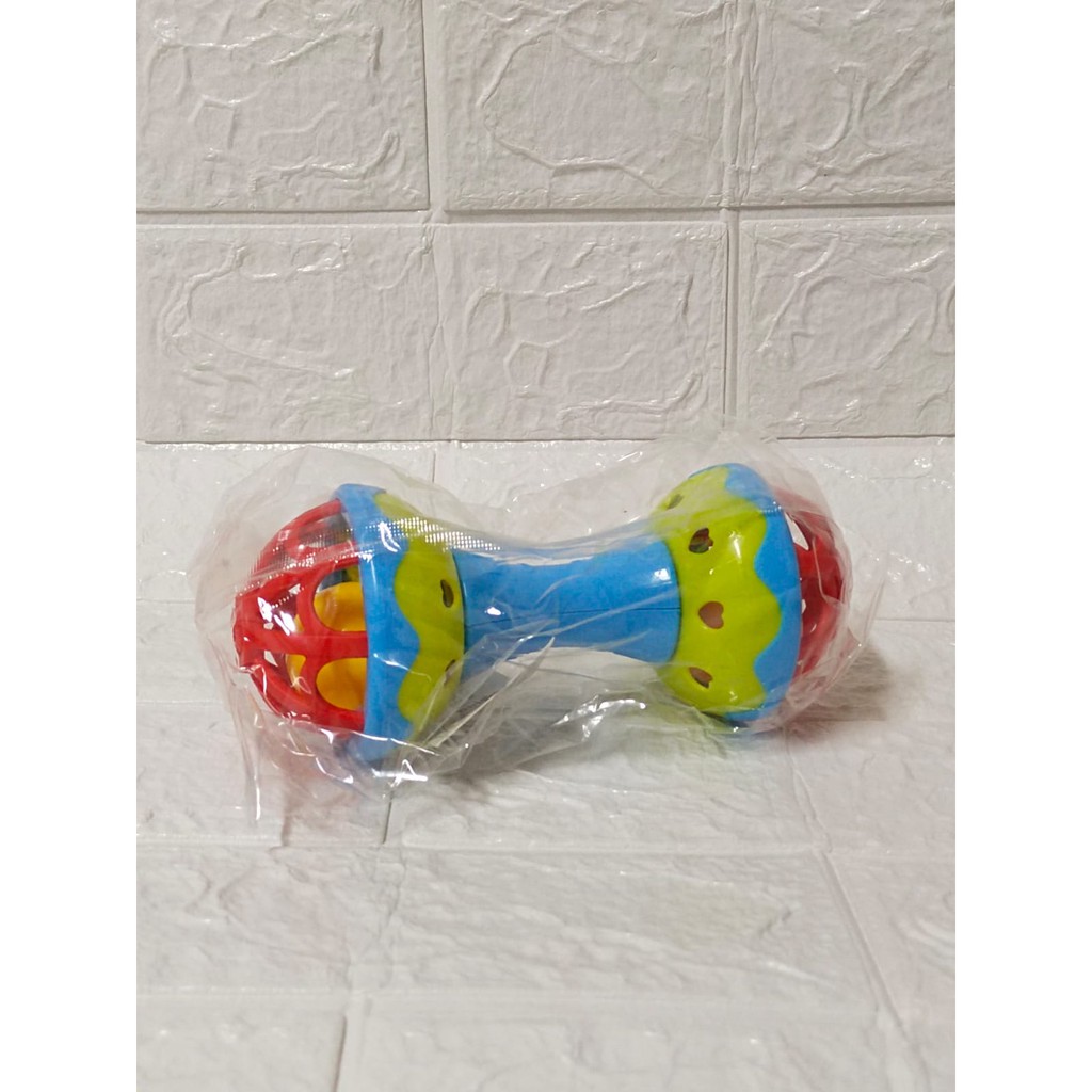 Mainan Kerincingan Bayi Genggam Bunyi / Rattle Genggam / Handbell Silicone BPA FREE