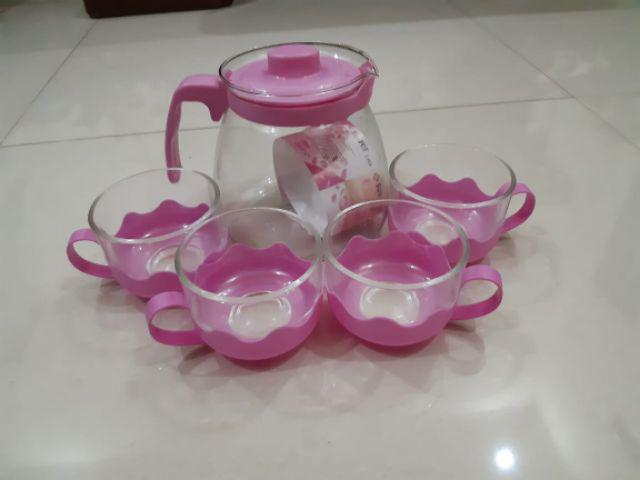 Free Bubble  Dan Kardus Teko Teh , Tea Pot 5in1