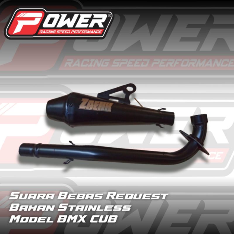 KNALPOT BMX CUB MESIN GREND ASTREA KHARISMA SUPRA FULSET TINGGAL PASANG