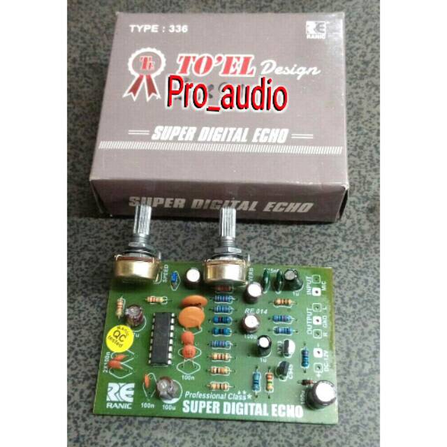 Kit Super digital echo toel 1 mic