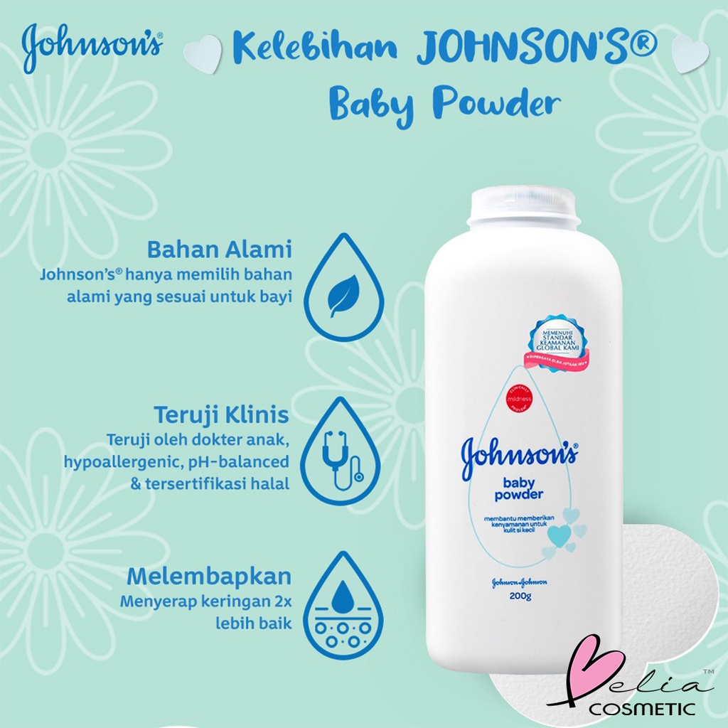 ❤ BELIA ❤ JOHNSON'S BABY Powder | Bedak Bayi | BPOM