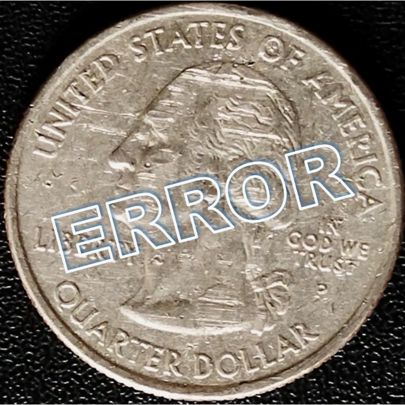 Koin QUARTER DOLLAR Amerika 2004 ERROR