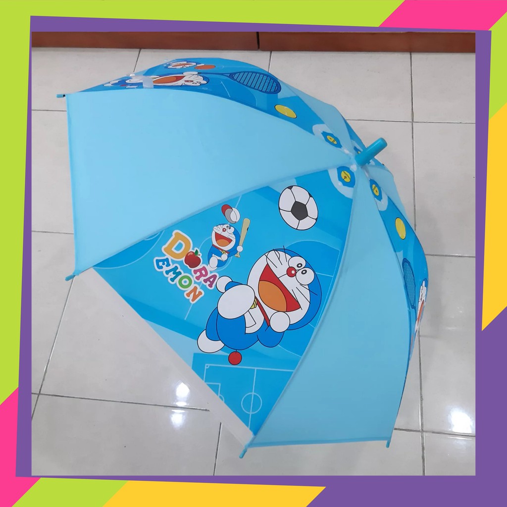 811 / Payung anak model kombinasi motif karakter / Umbrella motif charakter