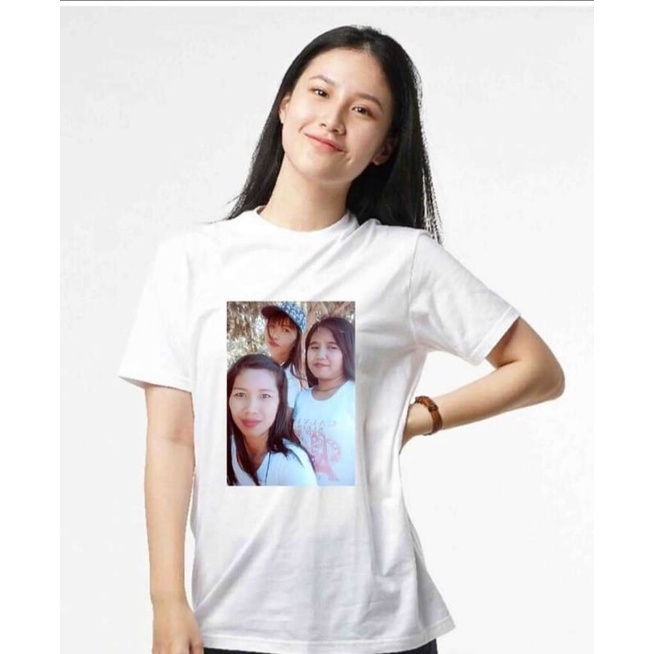 Sablon kaos satuan custom foto