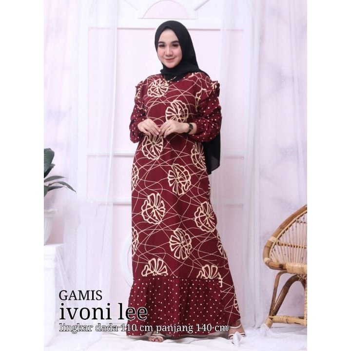 GAMIS IVONI LEE/ GAMIS/ PAKAIAN MUSLIM/ REAL PICH