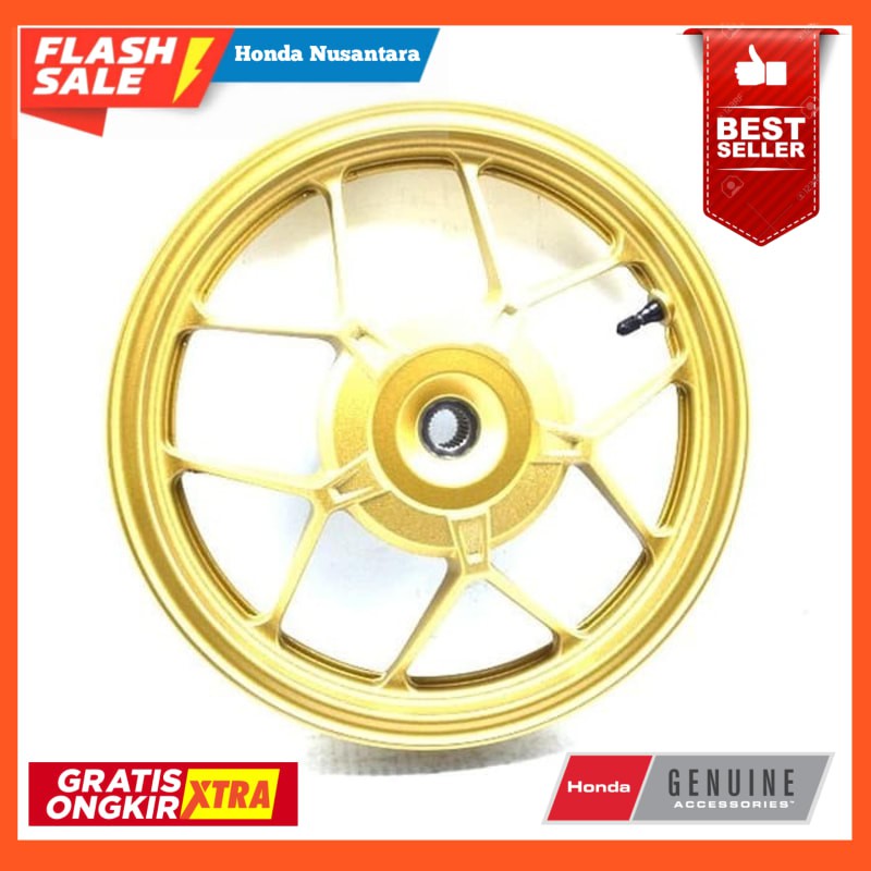 PASTI ORI VELG BELAKANG GOLD VARIO 125 ESP & VARIO 150 ESP (42650K59A10ZB) DIJAMIN ASLI HGP