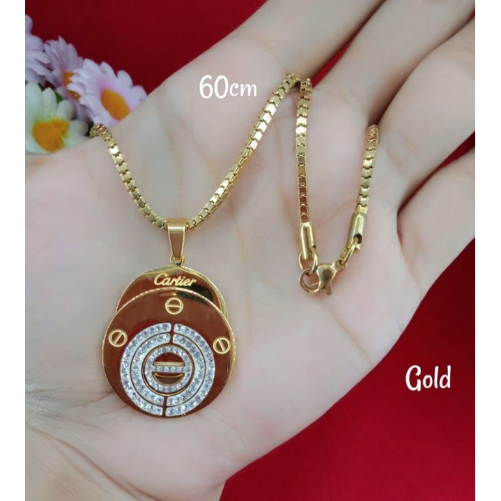 emas muda kadar 50% kalung+liontin