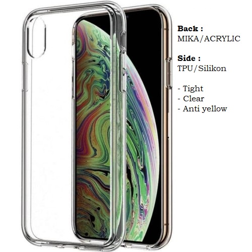 ACRYLIC CASE BENING IPHONE X / IPHONE XS / IPHONE XR / IPHONE XS max MIKA IPHONE