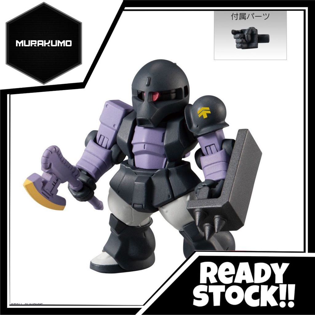 FW GUNDAM CONVERGE 21 Zaku I Black Tri Stars Type
