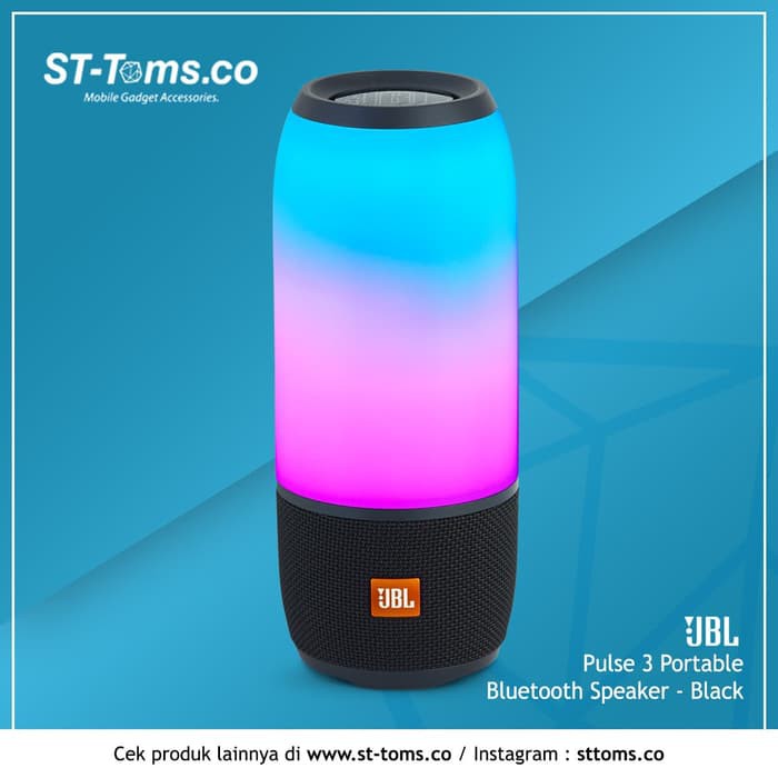 PROMO.. JBL Pulse 3 Portable Bluetooth Speaker   Black