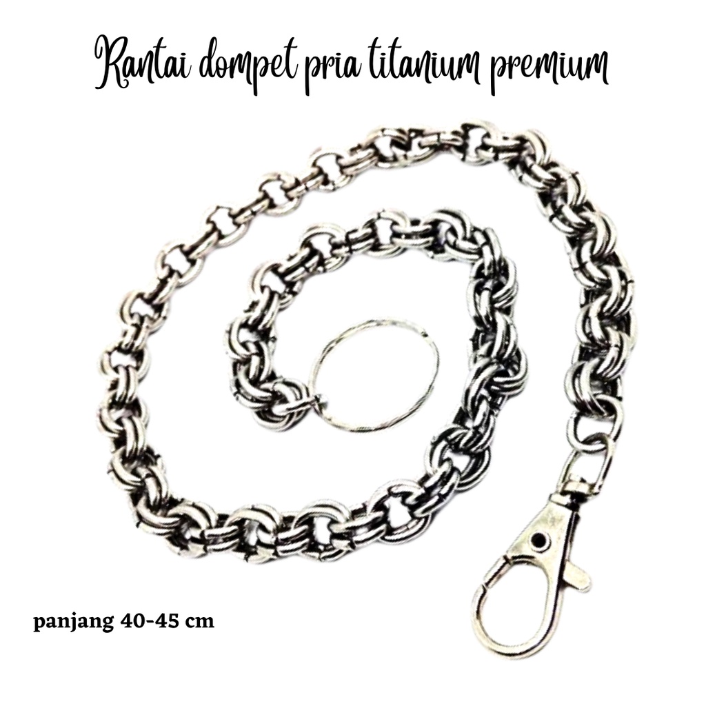 RANTAI DOMPET PRIA TITANIUM PREMIUM,RANTAI DOMPET PRIA,RANTAI DOMPET PRIA ANTI KARAT,RANTAI DOMPET BAJA TITANIUM