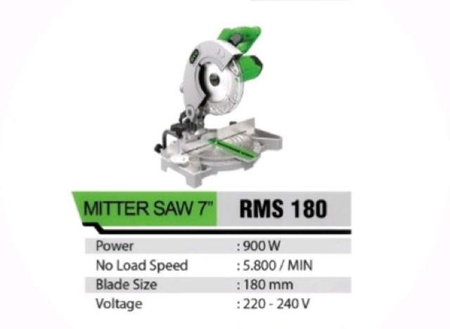 RYU-Mitre saw 7” RMS180