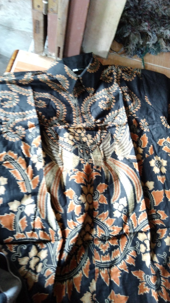 Batik Couple Keluarga Sania Ruffle Ori Ndoro Jowi Dnt Pari Ngadek Emas